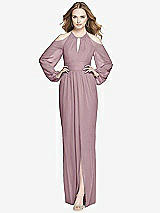 Front View Thumbnail - Dusty Rose Dessy Bridesmaid Dress 3018
