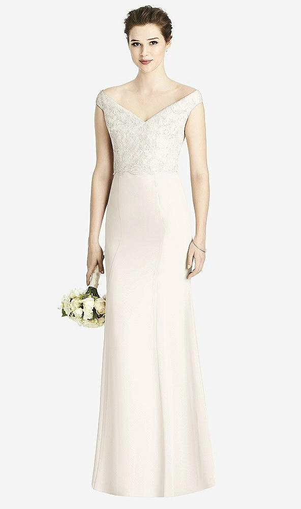 Front View - Ivory Studio Design Bridesmaid Dress 4536