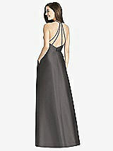 Front View Thumbnail - Caviar Gray Bella Bridesmaids Dress BB115