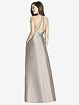 Front View Thumbnail - Taupe Bella Bridesmaids Dress BB115