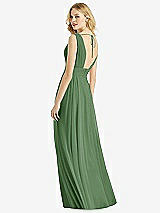 Rear View Thumbnail - Vineyard Green & Light Nude Bella Bridesmaids Dress BB109