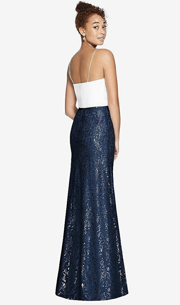 Back View - Midnight Navy After Six Bridesmaid Skirt S6789