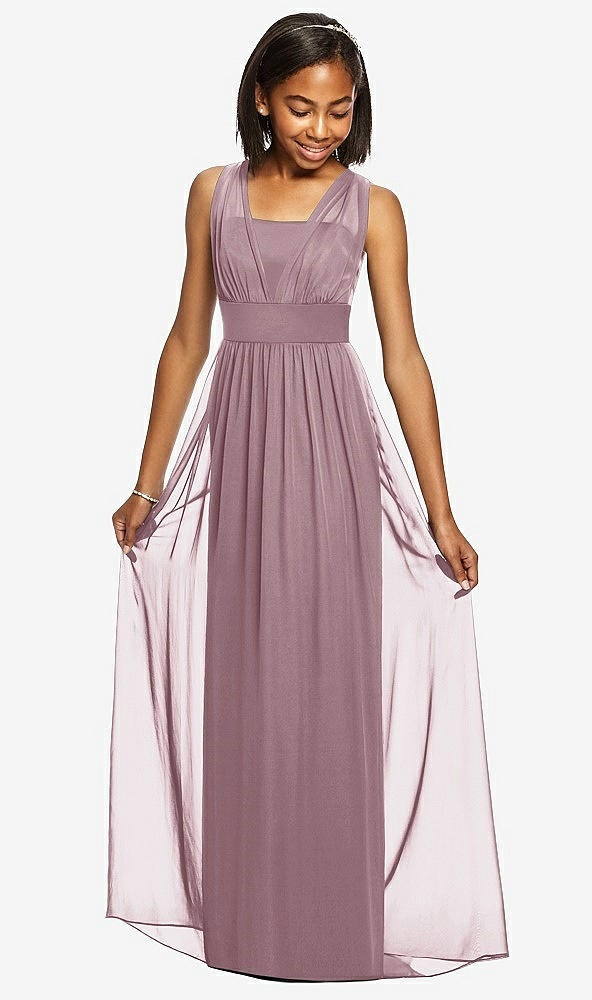 Front View - Dusty Rose Dessy Collection Junior Bridesmaid Dress JR543