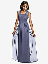 Front View Thumbnail - French Blue Dessy Collection Junior Bridesmaid Dress JR543