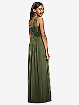 Rear View Thumbnail - Olive Green Dessy Collection Junior Bridesmaid Dress JR543