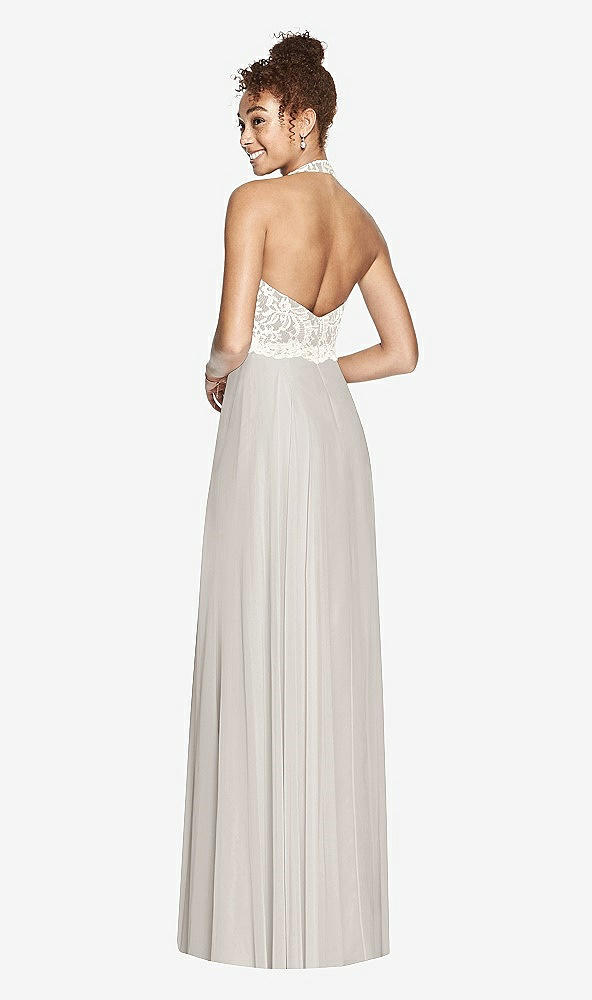 Back View - Oyster & Ivory Studio Design Bridesmaid Dress 4530