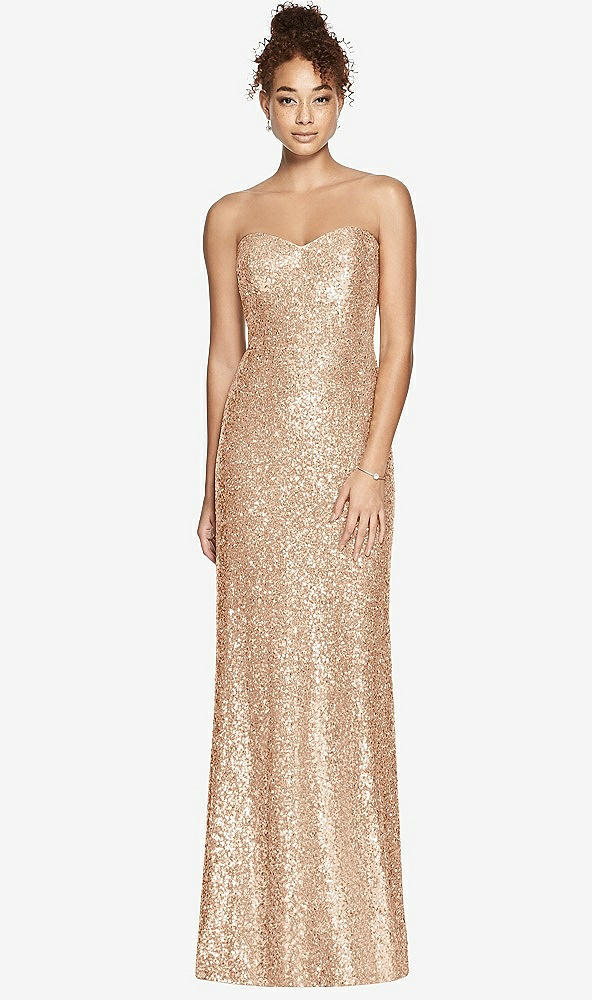 Front View - Rose Gold Studio Design Bridesmaid Dress 4532