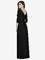 Rear View Thumbnail - Black Dessy Collection Bridesmaid Dress 3028