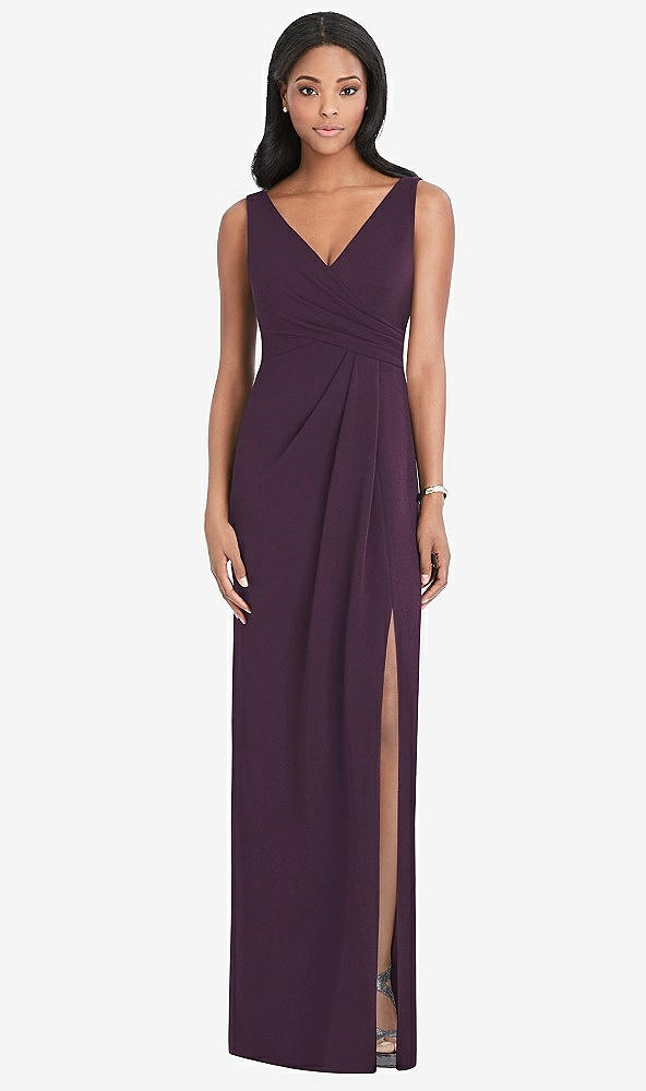Front View - Aubergine After Six Bridesmaid Dress 6799