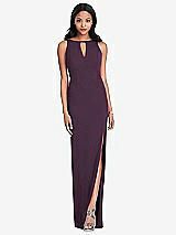Front View Thumbnail - Aubergine After Six Bridesmaid Dress 6801