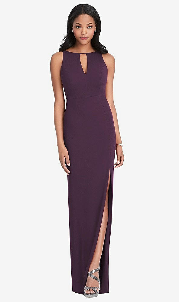 Front View - Aubergine After Six Bridesmaid Dress 6801