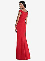 Rear View Thumbnail - Parisian Red After Six Bridesmaid Dress 6802