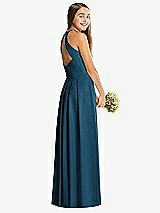 Rear View Thumbnail - Atlantic Blue Social Junior Bridesmaid Style JR547