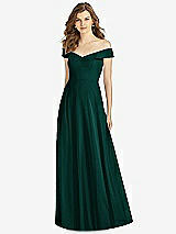 Front View Thumbnail - Evergreen Bella Bridesmaid Dress BB123