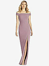 Front View Thumbnail - Dusty Rose After Six Bridesmaid Dress 6806