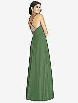 Rear View Thumbnail - Vineyard Green Criss Cross Back A-Line Maxi Dress