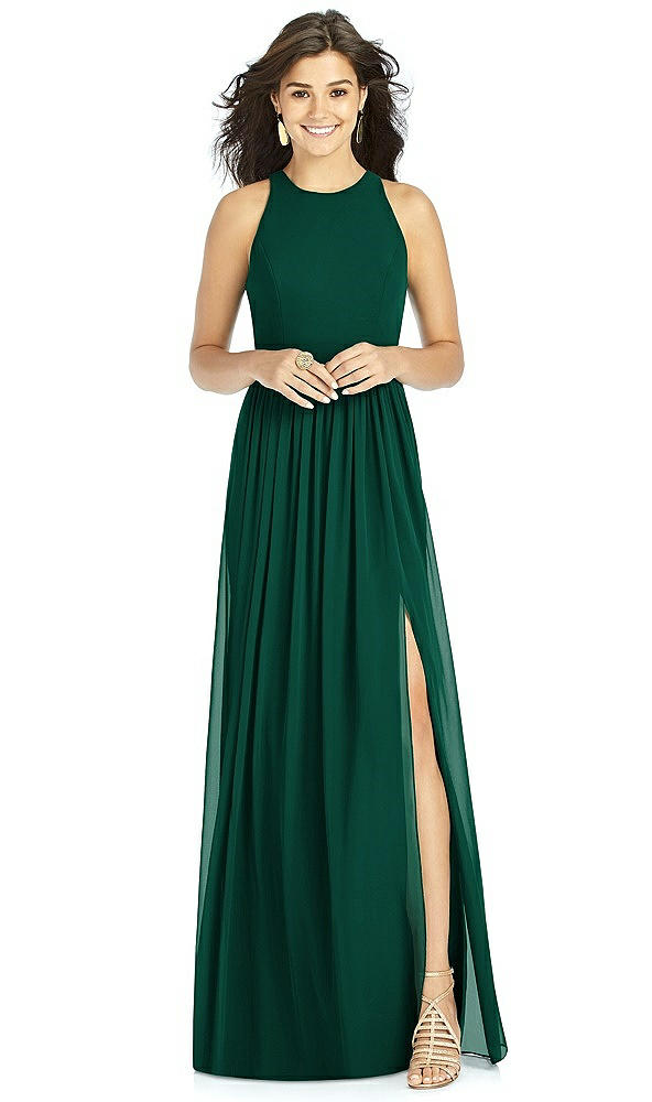 Front View - Hunter Green Thread Bridesmaid Style Kailyn