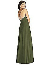 Rear View Thumbnail - Olive Green Thread Bridesmaid Style Ida