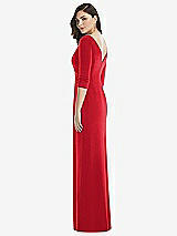 Rear View Thumbnail - Parisian Red After Six Bridesmaid Dress 6813