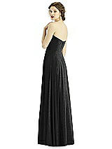 Rear View Thumbnail - Black Silver After Six Shimmer Bridesmaid Dress 1504LS