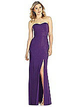 Front View Thumbnail - Majestic Gold After Six Shimmer Bridesmaid Dress 6803LS