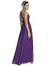 Rear View Thumbnail - Majestic Gold & Dark Nude Studio Design Shimmer Bridesmaid Dress 4518LS