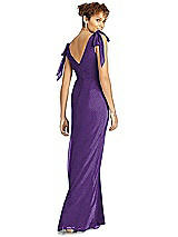 Rear View Thumbnail - Majestic Gold Studio Design Shimmer Bridesmaid Dress 4542LS