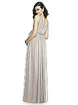 Rear View Thumbnail - Taupe Silver After Six Shimmer Maternity Bridesmaid Dress M424LS