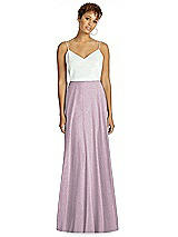 Front View Thumbnail - Suede Rose Silver After Six Bridesmaid Skirt S1518LS