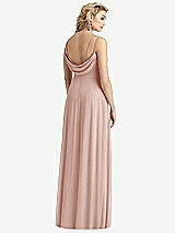 Front View Thumbnail - Toasted Sugar Cowl-Back Double Strap Maxi Dress with Side Slit