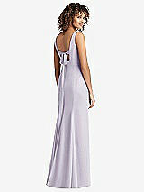 Front View Thumbnail - Moondance Sleeveless Tie Back Chiffon Trumpet Gown