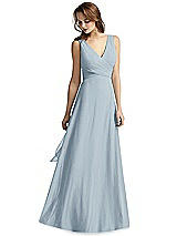 Front View Thumbnail - Mist Thread Bridesmaid Style Layla