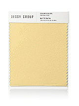 Front View Thumbnail - Buttercup Matte Satin Fabric Swatch