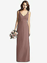 Front View Thumbnail - Sienna Sleeveless V-Back Long Trumpet Gown