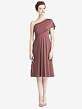 Front View Thumbnail - English Rose Loop Convertible Midi Dress