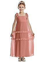 Front View Thumbnail - Desert Rose Flower Girl Dress FL4071