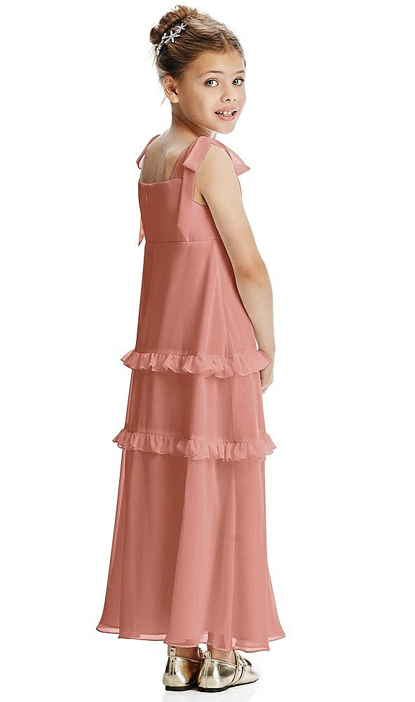 Back View - Desert Rose Flower Girl Dress FL4071