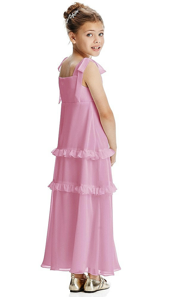 Back View - Powder Pink Flower Girl Dress FL4071