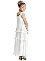 Rear View Thumbnail - White Flower Girl Dress FL4071