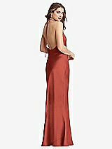 Front View Thumbnail - Amber Sunset Cowl-Neck Convertible Maxi Slip Dress - Reese