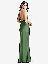 Front View Thumbnail - Vineyard Green Cowl-Neck Convertible Maxi Slip Dress - Reese