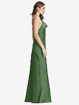 Side View Thumbnail - Vineyard Green Cowl-Neck Convertible Maxi Slip Dress - Reese