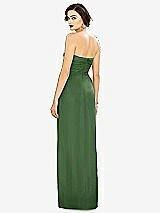 Alt View 2 Thumbnail - Vineyard Green Strapless Draped Chiffon Maxi Dress - Lila