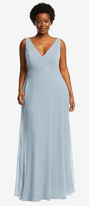 mist bridesmaid dress