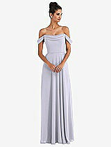 Front View Thumbnail - Silver Dove Off-the-Shoulder Draped Neckline Maxi Dress