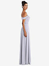 Side View Thumbnail - Silver Dove Off-the-Shoulder Draped Neckline Maxi Dress