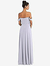 Rear View Thumbnail - Silver Dove Off-the-Shoulder Draped Neckline Maxi Dress