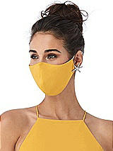 Alt View 2 Thumbnail - NYC Yellow Crepe Reusable Face Mask