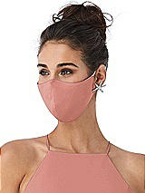 Alt View 2 Thumbnail - Desert Rose Crepe Reusable Face Mask