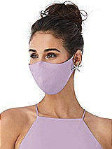 Alt View 2 Thumbnail - Pale Purple Crepe Reusable Face Mask